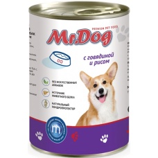 Mr.Dog кон.для собак с Говядиной и рисом